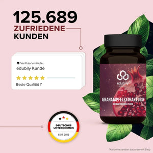 Granatapfel-Extrakt PRO kaufen -  edubily Extrakte  - Fitness Onlineshop