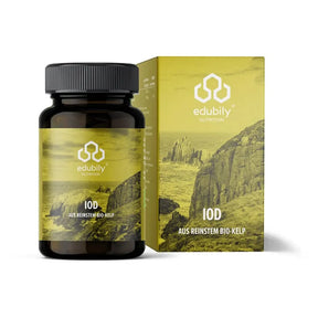 Iod Kapseln – aus reinstem Bio-Kelp kaufen -  edubily Jod  - Fitness Onlineshop