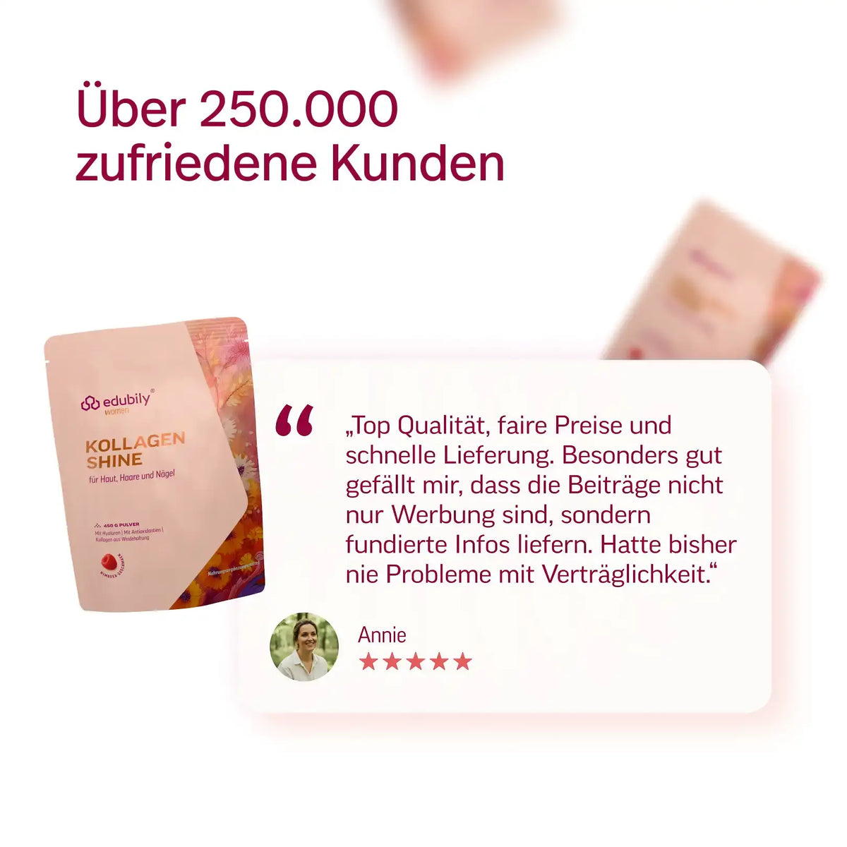 Kollagen Shine kaufen -  edubily Kollagen  - Fitness Onlineshop