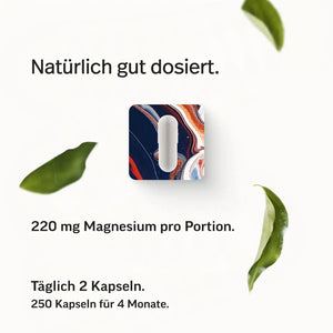 Magnesium-Kapseln kaufen -  edubily Magnesium (Mineralstoff)  - Fitness Onlineshop