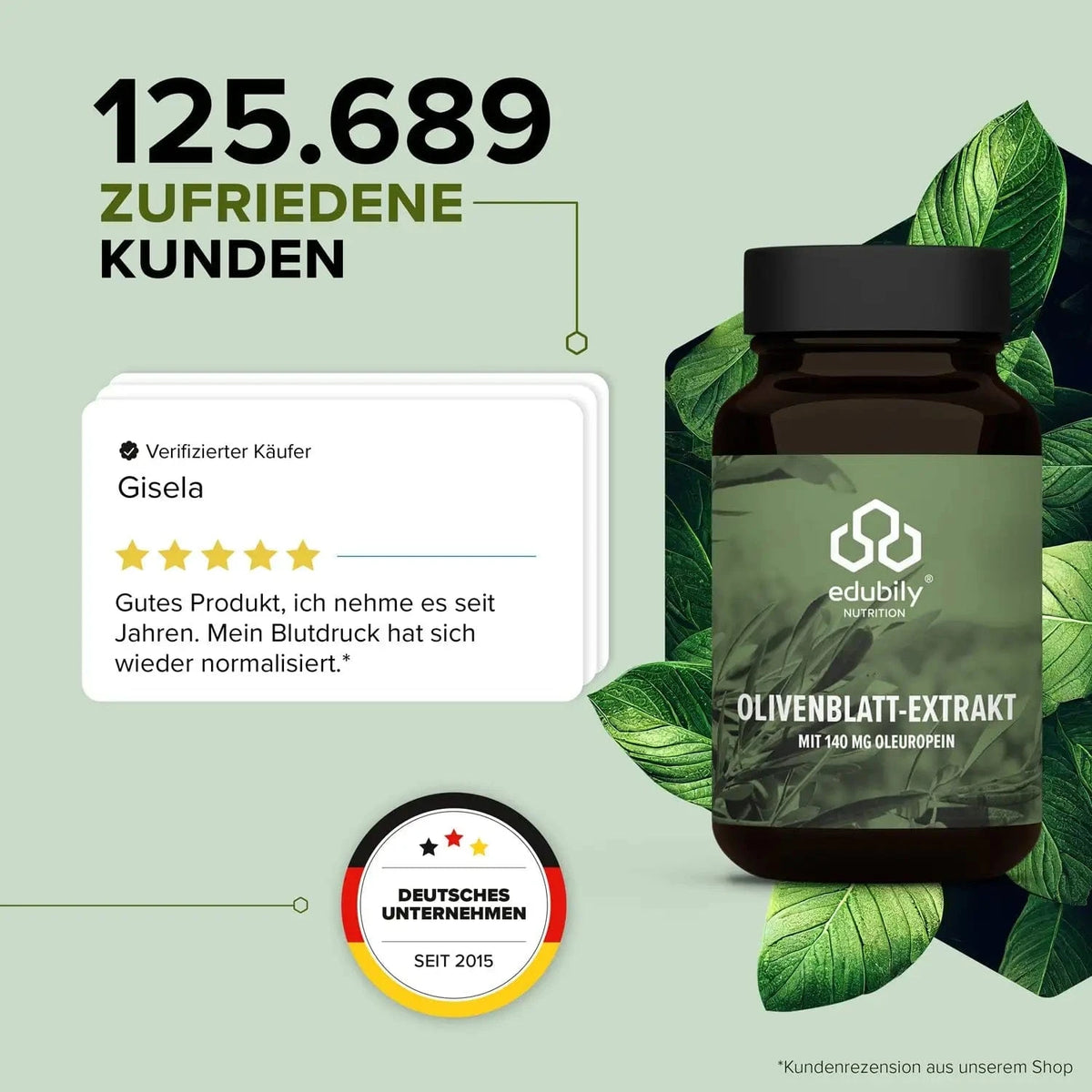 Olivenblatt Extrakt kaufen -  edubily Extrakte  - Fitness Onlineshop