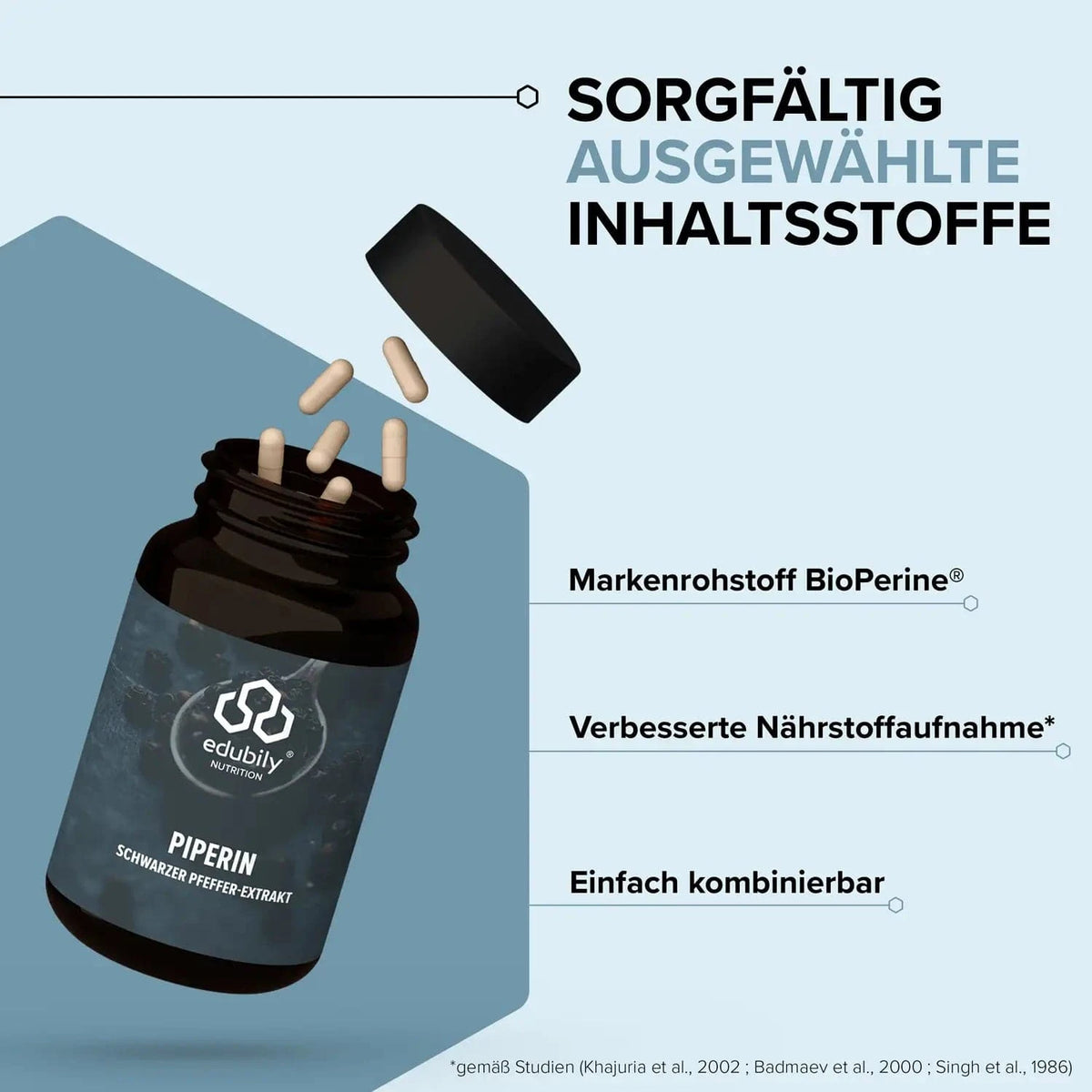 Piperin kaufen -  edubily Gesundheit  - Fitness Onlineshop