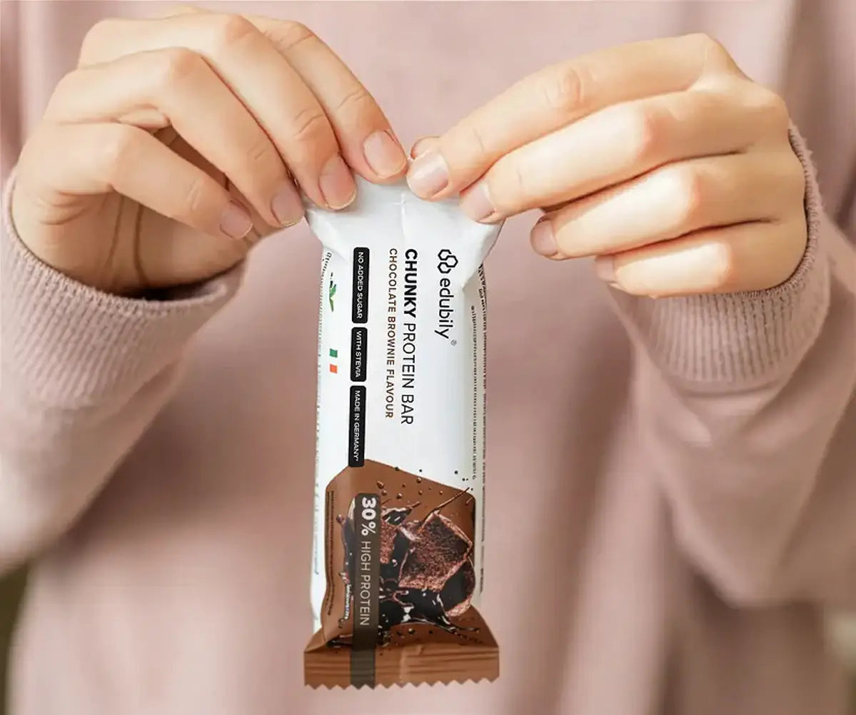 Protein Bar Chunky Chocolate Brownie kaufen -  edubily Proteinriegel  - Fitness Onlineshop