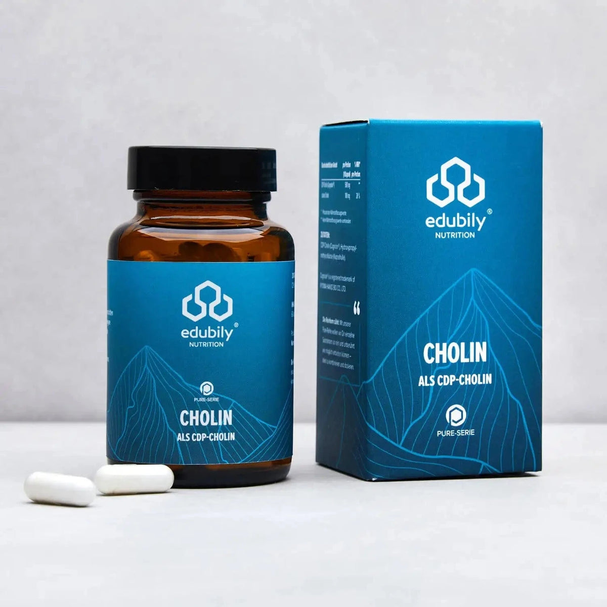 PURE Cholin Kapseln – als CDP-Cholin kaufen -  edubily Nootropika  - Fitness Onlineshop