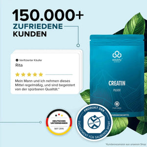 PURE Creatin Pulver Creavitalis® kaufen -  edubily Kreatin  - Fitness Onlineshop