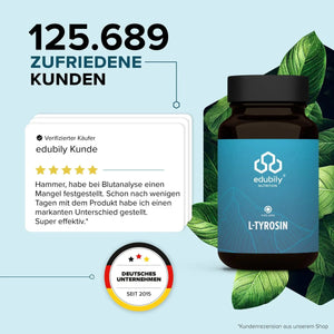 PURE L-Tyrosin Kapseln kaufen -  edubily Weitere Aminosäuren  - Fitness Onlineshop