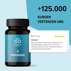 PURE Propionsäure Kapseln kaufen -  edubily Verdauung  - Fitness Onlineshop