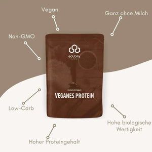 Veganes Proteinpulver kaufen -  edubily Vegane Proteinpulver  - Fitness Onlineshop