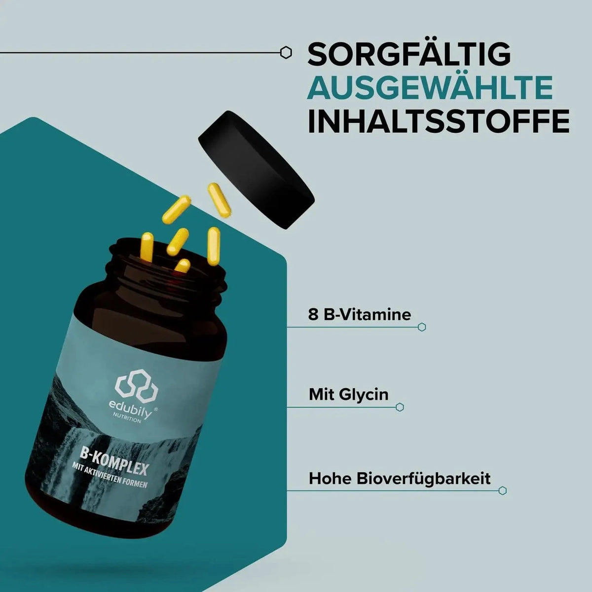 Vitamin B Komplex kaufen -  edubily Vitamine  - Fitness Onlineshop