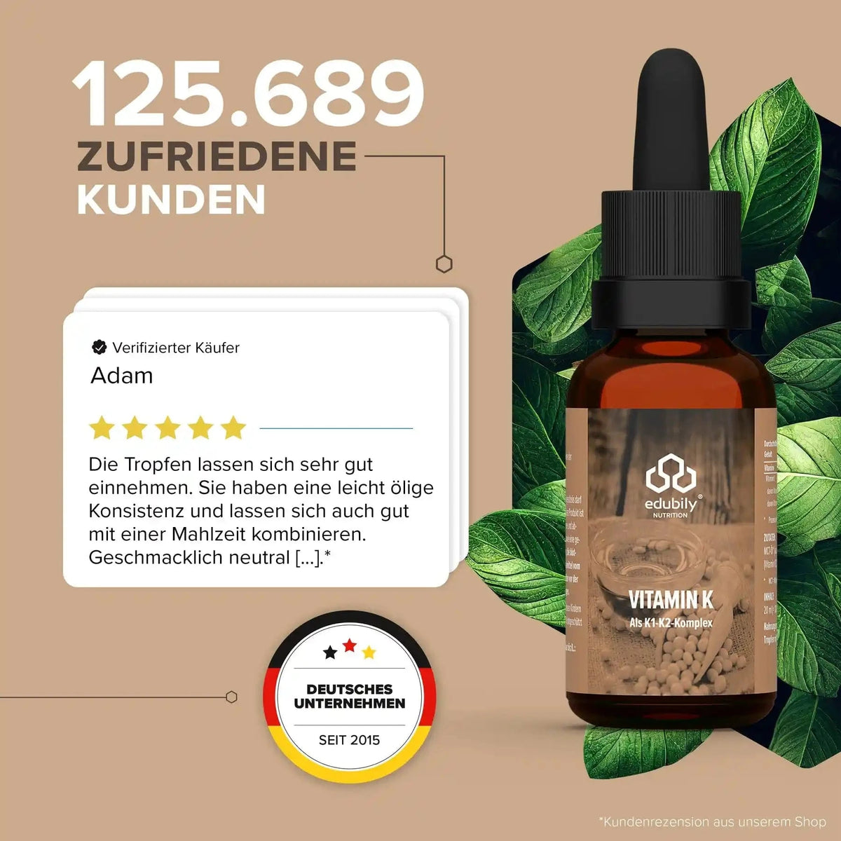 Vitamin K-Komplex mit K1 und K2-MK7 20ml kaufen -  edubily Vitamine  - Fitness Onlineshop