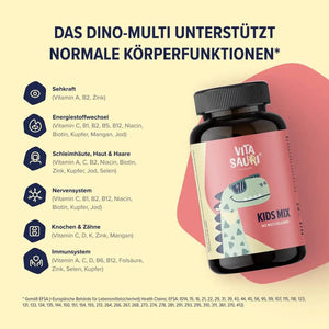 Vitasauri® Kids Mix kaufen -  edubily Vitamine  - Fitness Onlineshop