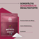 Whey-Hydrolysat Pulver aus Weidemilch Waldbeere kaufen -  edubily Whey Proteinpulver  - Fitness Onlineshop