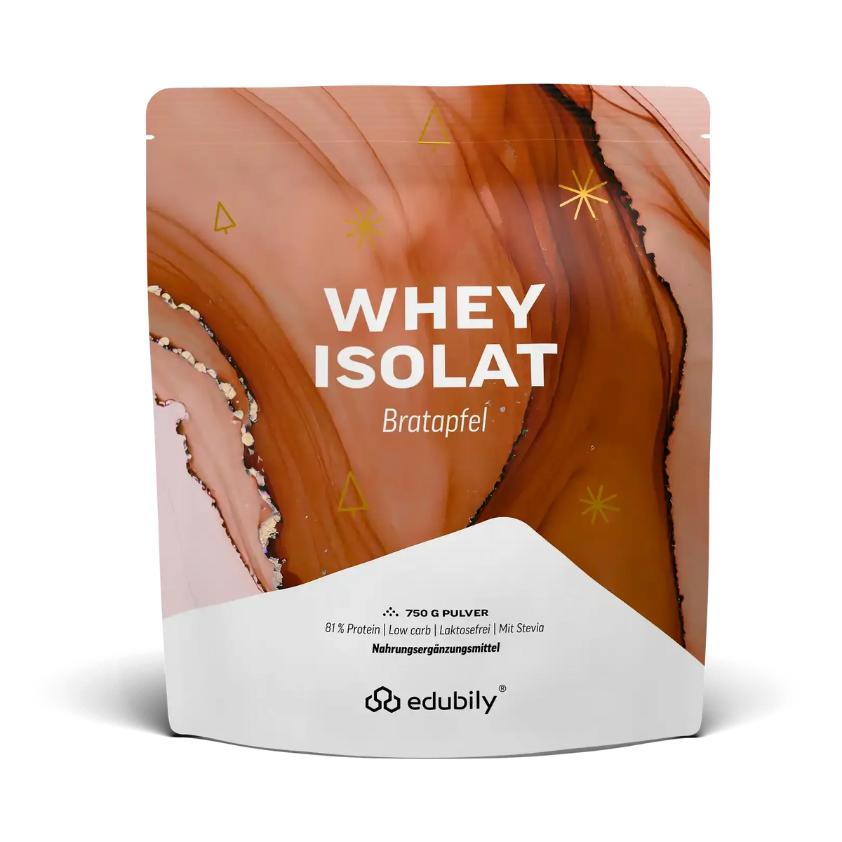Whey-Isolat Pulver aus Weidemilch Bratapfel kaufen -  edubily Whey Proteinpulver  - Fitness Onlineshop