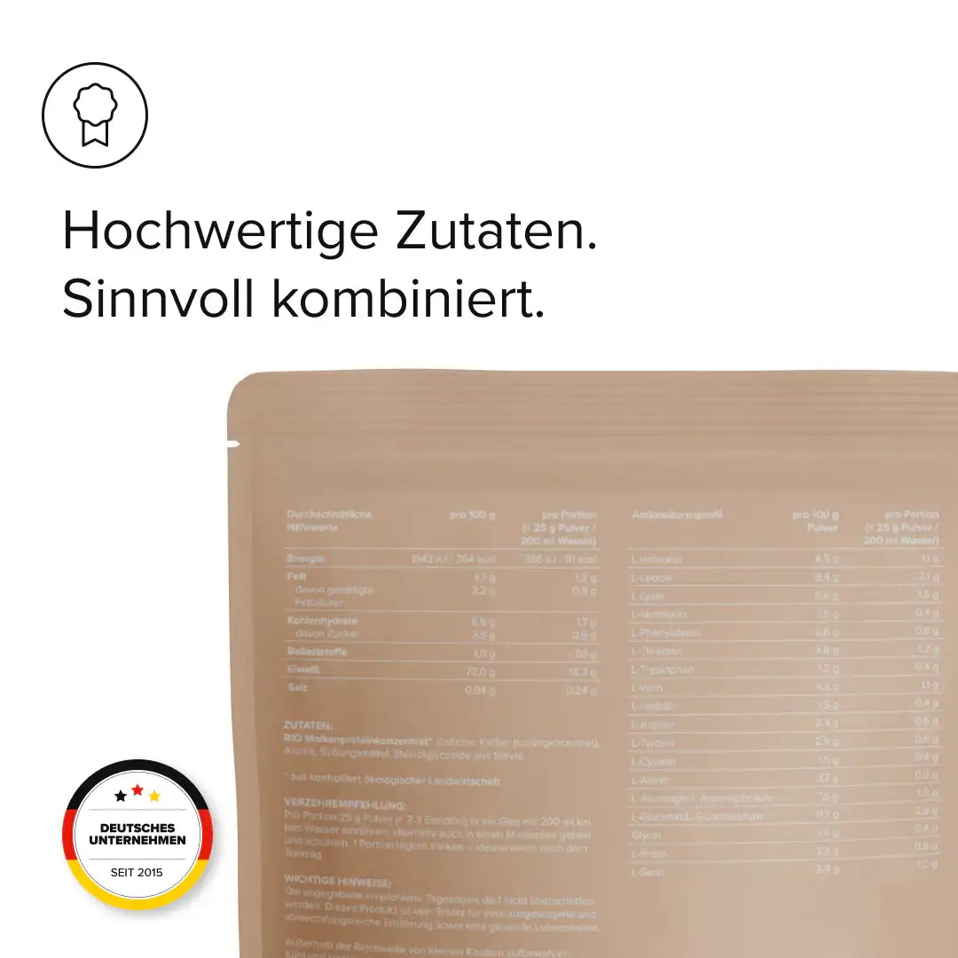 Whey Protein Konzentrat kaufen -  edubily Whey Proteinpulver  - Fitness Onlineshop
