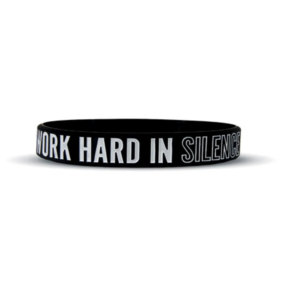 WORK HARD IN SILENCE Wristband kaufen -  Elite Athletic Gear Armbänder  - Fitness Onlineshop