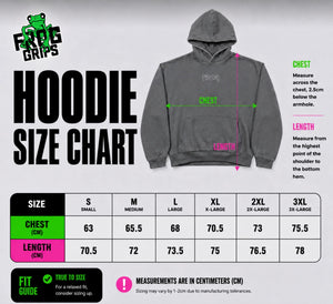 Frog Grips Hoodie Unisex (Grau) kaufen -  Frog Grips Oberteile Herren  - Fitness Onlineshop