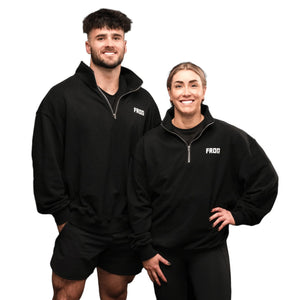 Frog Quarter Zips Schwarz / S kaufen -  Frog Grips Oberteile Unisex  - Fitness Onlineshop