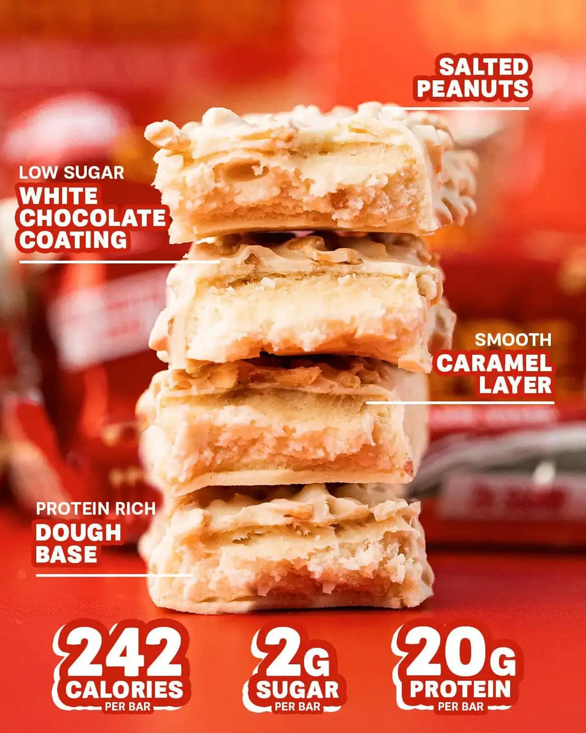 Grenade Grenade Protein Bar 12 x 60 g White Chocolate Salted Peanut kaufen bei haghpowered.com