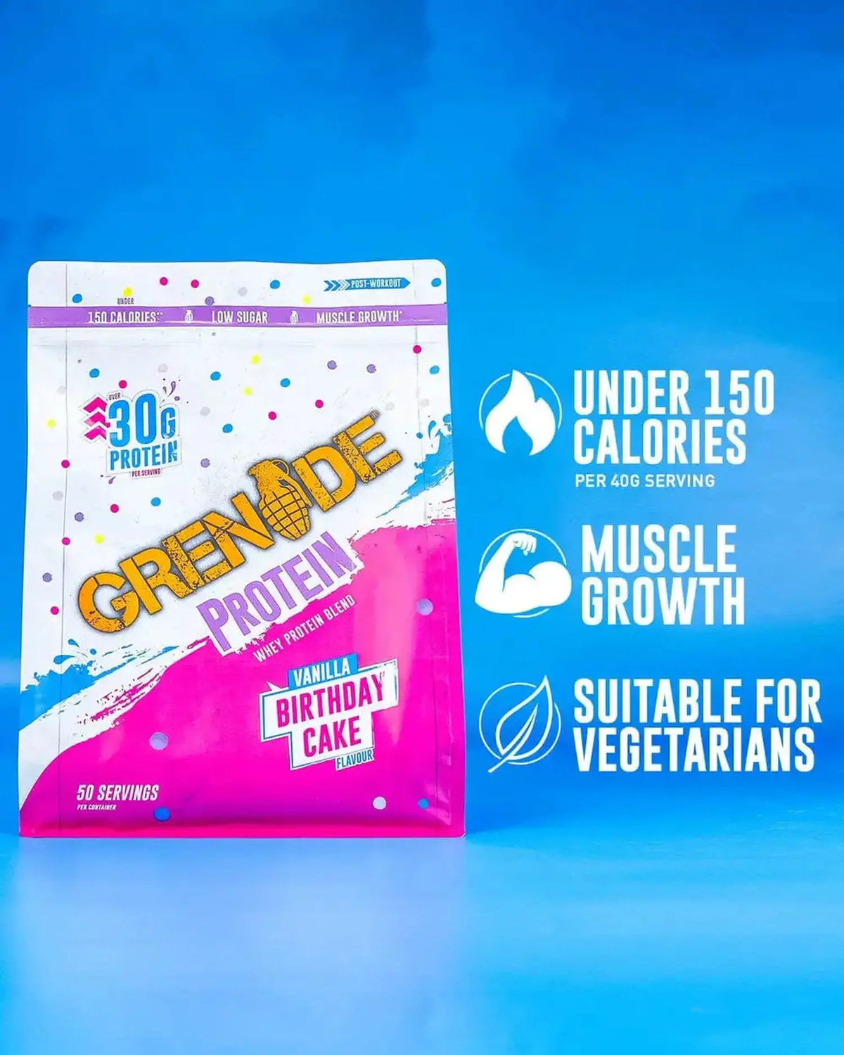 Grenade Grenade Protein Blend (Whey) Birthday Cake 2 kg kaufen bei haghpowered.com
