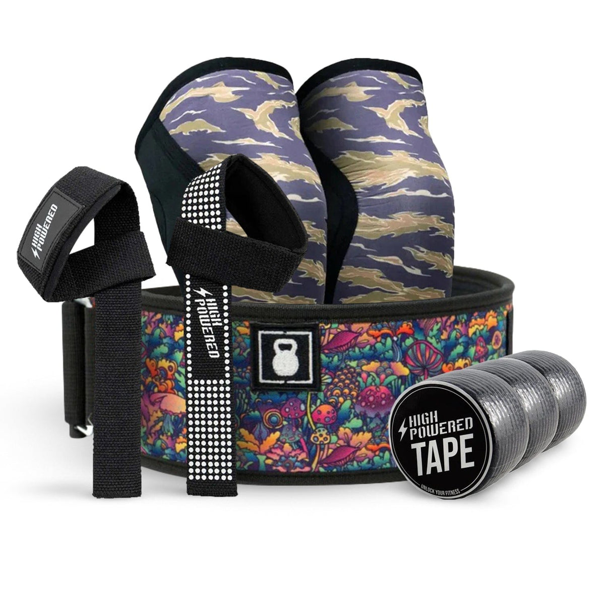 HighPowered 2POOD Weightlifting Pack - Magic Mushroom Tiger Camo kaufen bei haghpowered.com