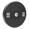 HighPowered Bumper Plates (Black) 20kg kaufen bei haghpowered.com