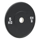 HighPowered Bumper Plates (Black) 5kg kaufen bei haghpowered.com