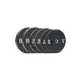 HighPowered Bumper Plates Set (Black) Beginner (70 kg) kaufen bei haghpowered.com