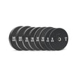 HighPowered Bumper Plates Set (Black) Advanced (100 kg) kaufen bei haghpowered.com