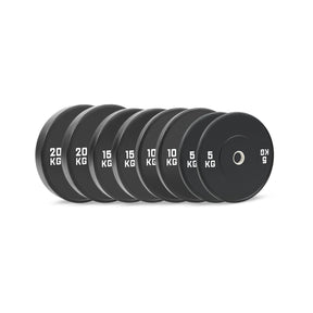 HighPowered Bumper Plates Set (Black) Advanced (100 kg) kaufen bei haghpowered.com