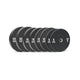 HighPowered Bumper Plates Set (Black) Advanced (100 kg) kaufen bei haghpowered.com