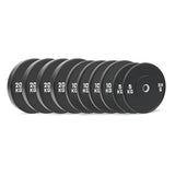 HighPowered Bumper Plates Set (Black) Elite (130 kg) kaufen bei haghpowered.com