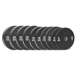 HighPowered Bumper Plates Set (Black) kaufen bei haghpowered.com