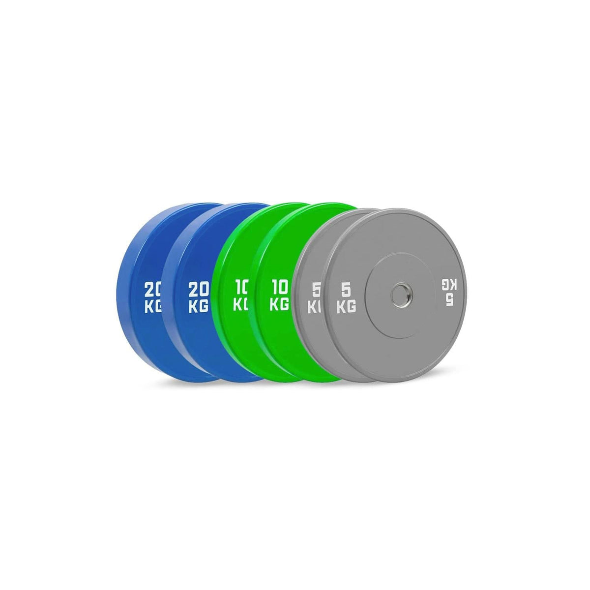 HighPowered Bumper Plates Set (Olympic) Beginner (70 kg) kaufen bei haghpowered.com