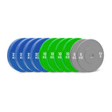 HighPowered Bumper Plates Set (Olympic) Elite (130 kg) kaufen bei haghpowered.com