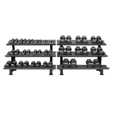 Hexagon Dumbbell Set (Kurzhanteln) 1-40kg (22 Paare) mit 2 Storage Racks kaufen -  HighPowered Kurzhantel Sets  - Fitness Onlineshop