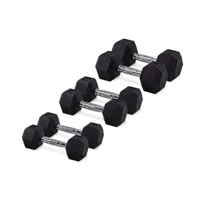 HighPowered Hexagon Dumbbell Set (Kurzhanteln) Beginner (44 kg gesamt) kaufen bei haghpowered.com