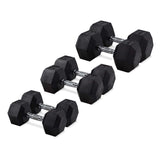 HighPowered Hexagon Dumbbell Set (Kurzhanteln) Elite (115 kg gesamt) kaufen bei haghpowered.com