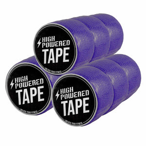 HighPowered HighPowered Tape (starkhaftendes Gewichtheberband) 9 Rollen Violett kaufen bei haghpowered.com