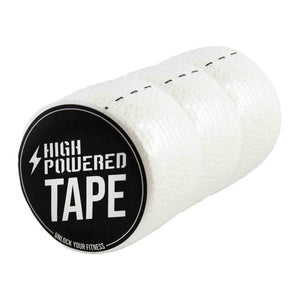HighPowered HighPowered Tape (starkhaftendes Gewichtheberband) 3 Rollen Weiss kaufen bei haghpowered.com