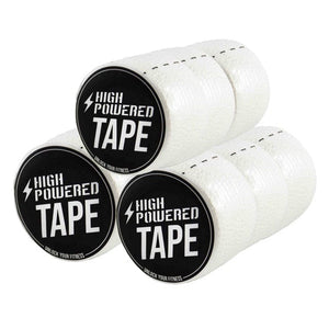 HighPowered HighPowered Tape (starkhaftendes Gewichtheberband) 9 Rollen Weiss kaufen bei haghpowered.com