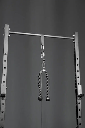 Kabelzugstation für Zuhause (Cable Pulley mit Scheibenhalter und Griffen) kaufen -  HighPowered Kabelzuggeräte  - Fitness Onlineshop