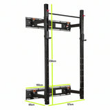 Klappbares Wandrack mit Klimmzugstange kaufen -  HighPowered Wandracks  - Fitness Onlineshop
