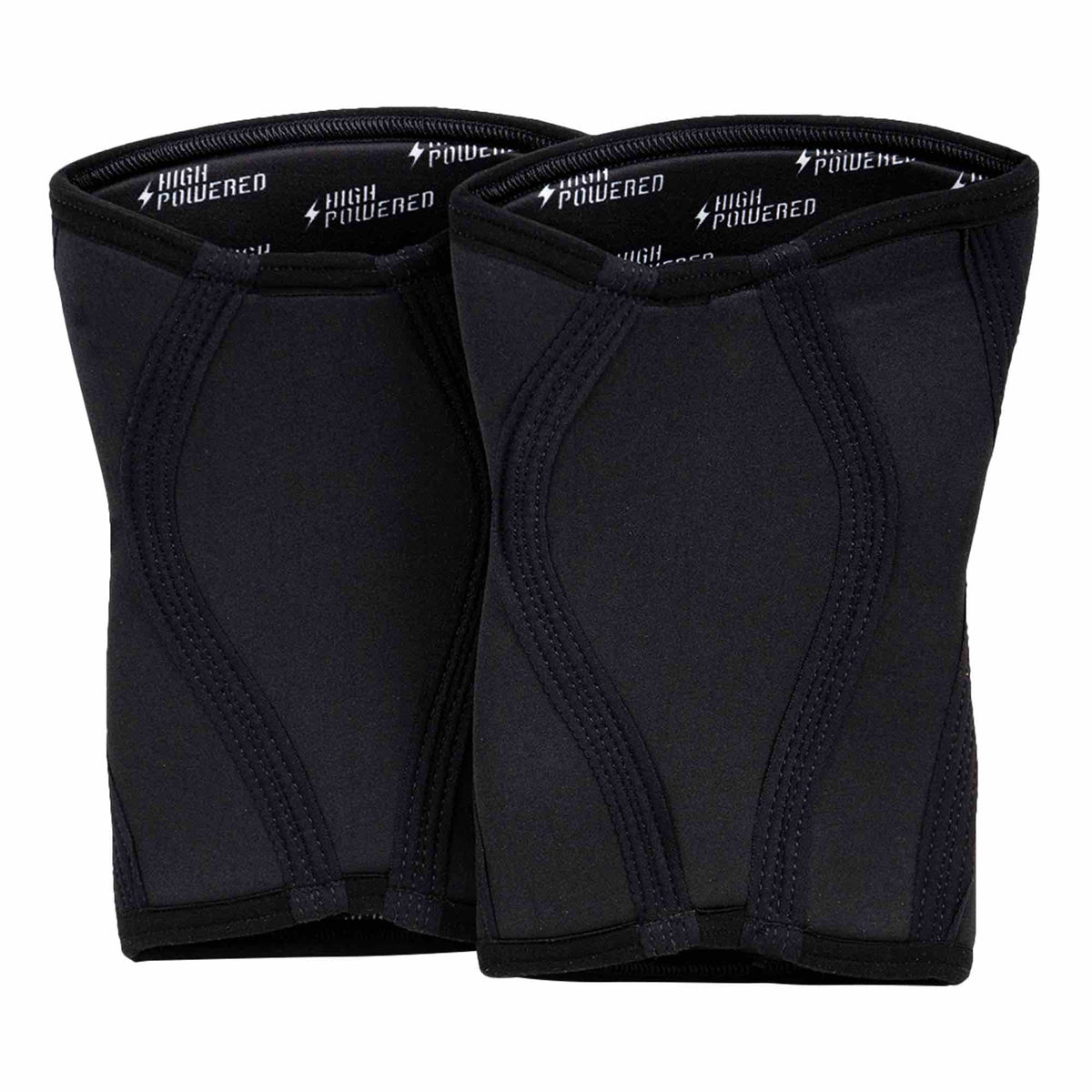 HighPowered Knee Sleeves 5mm (Kniebandagen Paar) - Carbon-Schwarz kaufen bei haghpowered.com