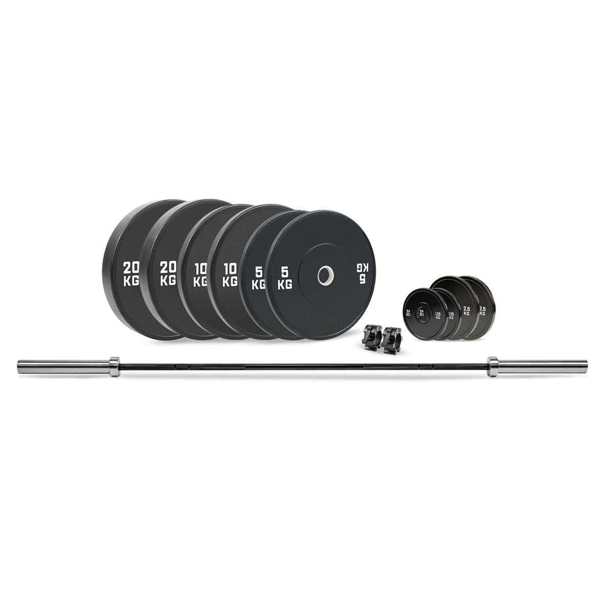HighPowered Langhantel Set Beginner (92.5 - 98 kg) Schwarz kaufen bei haghpowered.com