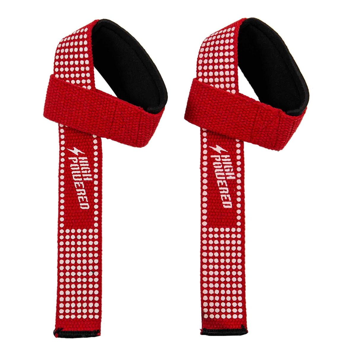 HighPowered Lifting Straps (Gym Zughilfen) Rot kaufen bei haghpowered.com