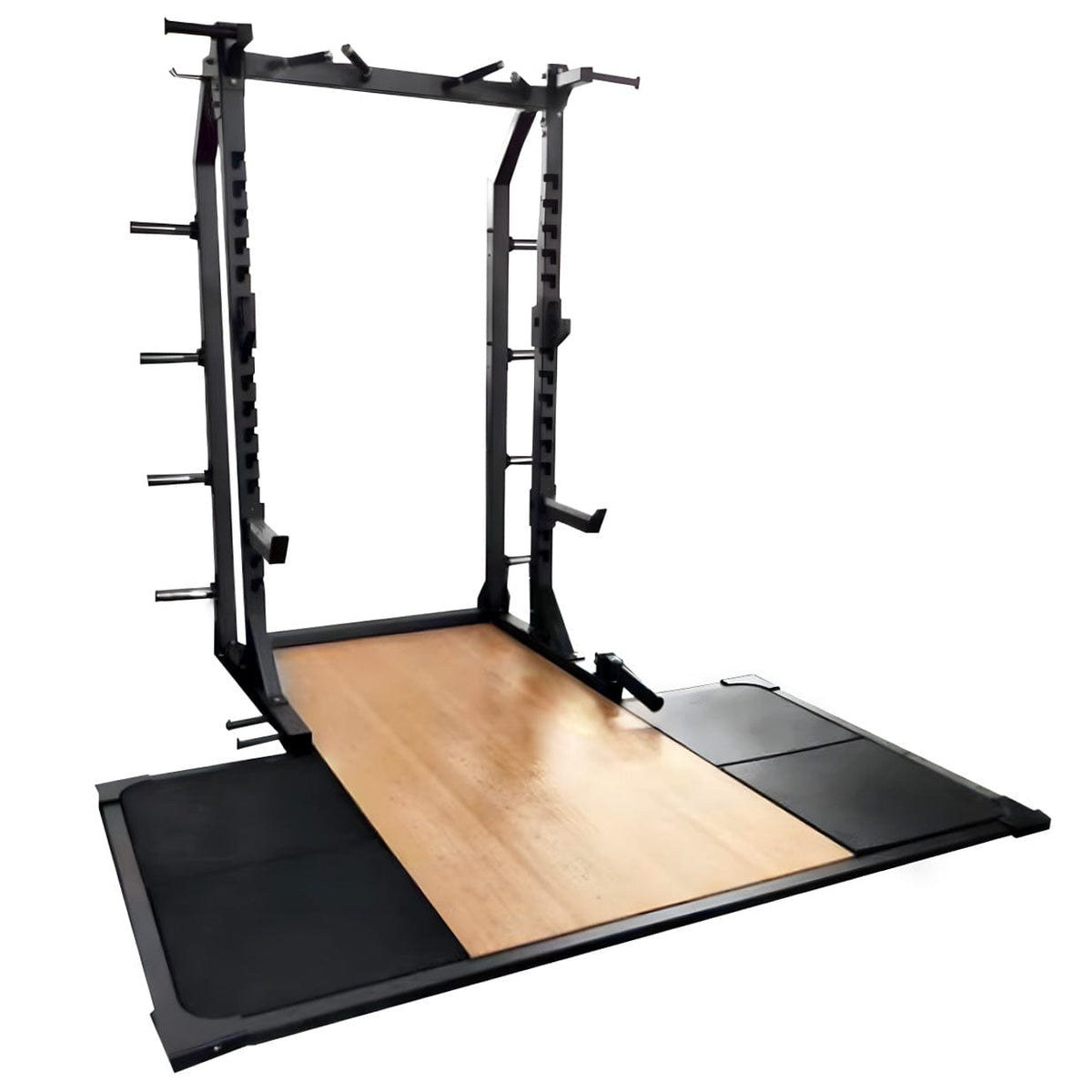 HighPowered Multifunktionales Half Rack mit Weightlifting Plattform kaufen bei haghpowered.com