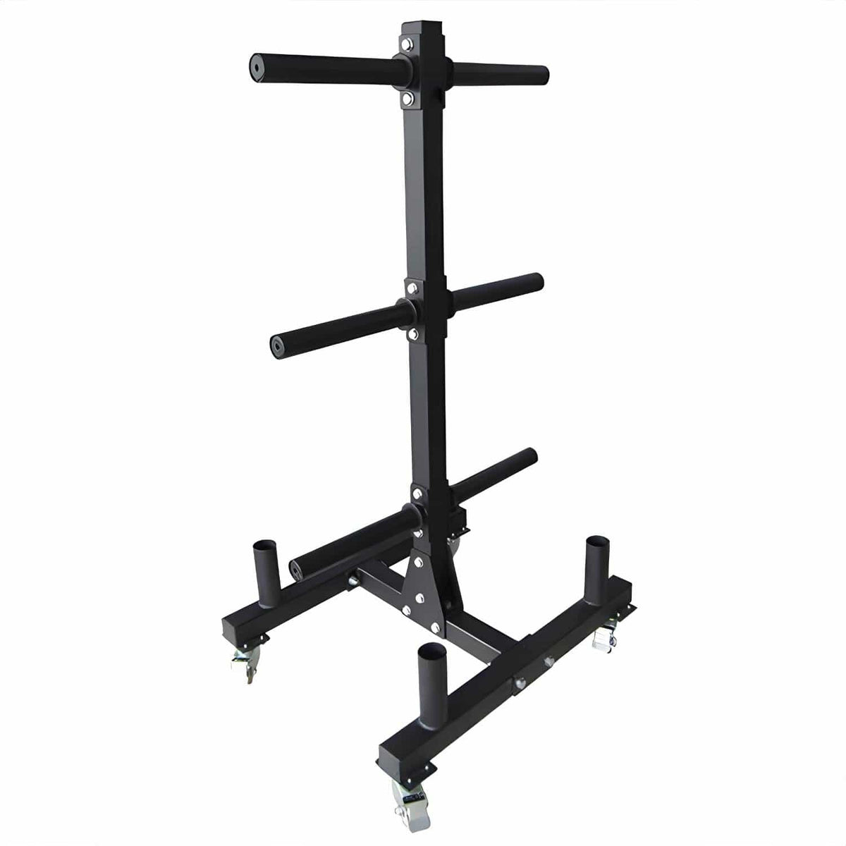 HighPowered Hantelscheibenständer Easy-Roll (mit 4x Stangenhalter) kaufen bei haghpowered.com