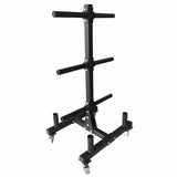 HighPowered Hantelscheibenständer Easy-Roll (mit 4x Stangenhalter) kaufen bei haghpowered.com