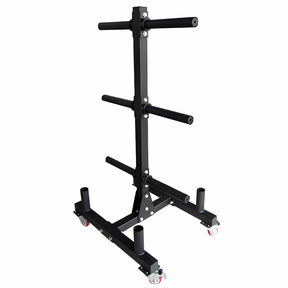 HighPowered Hantelscheibenständer Easy-Roll (mit 4x Stangenhalter) kaufen bei haghpowered.com