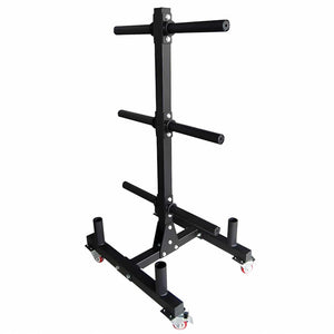 HighPowered Hantelscheibenständer Easy-Roll (mit 4x Stangenhalter) kaufen bei haghpowered.com